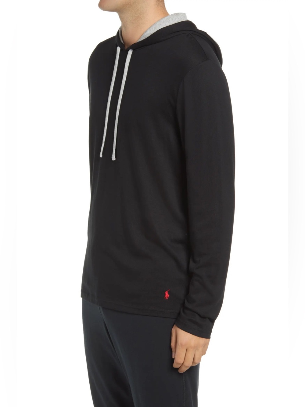 Polo Ralph Lauren Men’s Supreme Comfort Jersey Hoodie in Black, Small